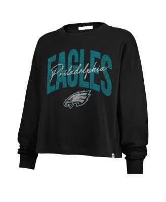 Women's Black Philadelphia Eagles Muse Sydney Long Sleeve T-Shirt