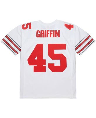Men's Archie Griffin White Ohio State Buckeyes 1975 College Vault Legacy Jersey