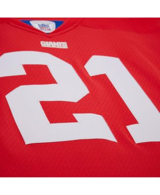 Men's Tiki Barber Red New York Giants 2004 Legacy Replica Jersey
