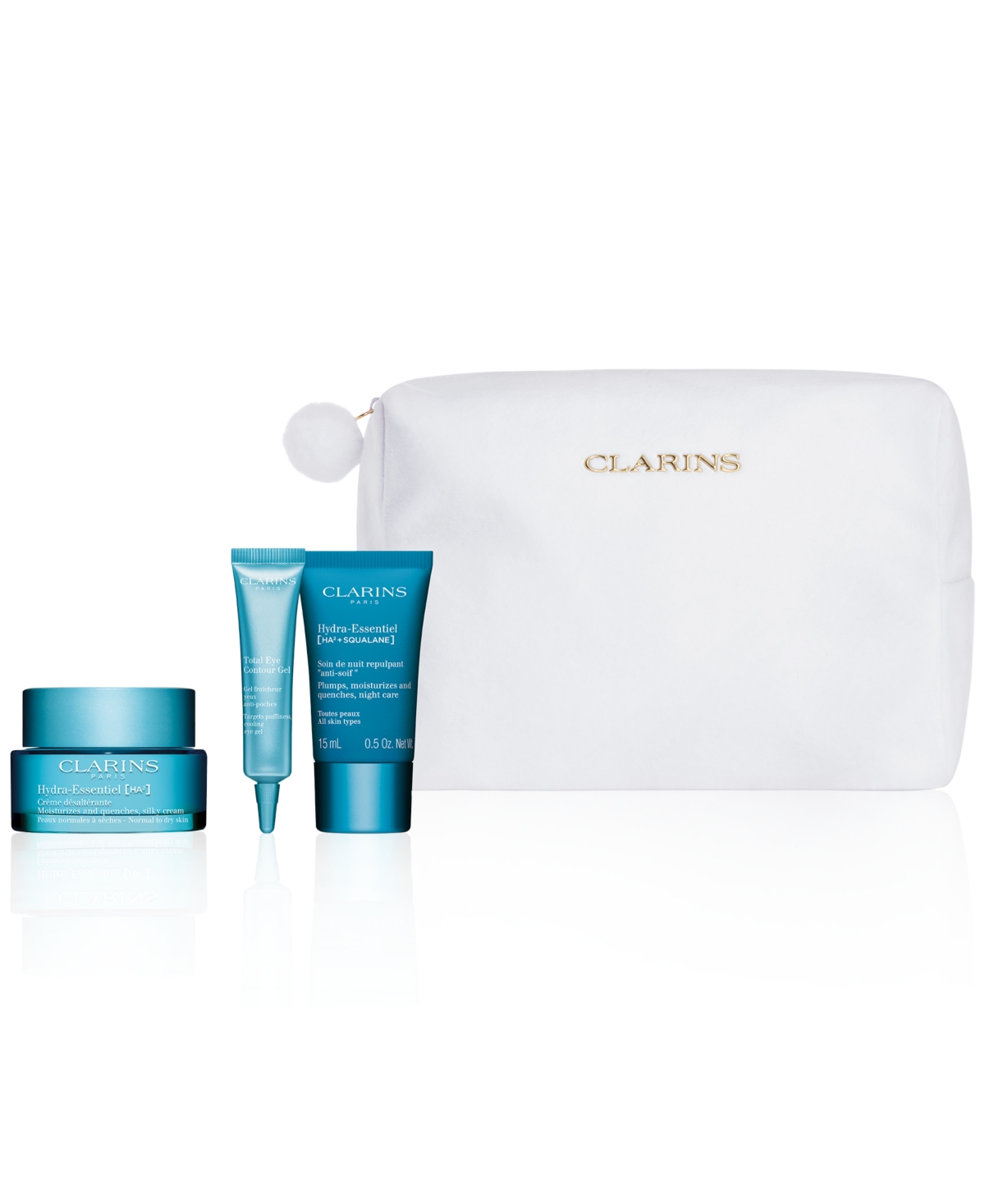 Clarins 4-pc. Hydra-essentiel Skin Care Starter Set In Transparent