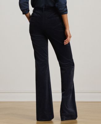 Petite High-Rise Corduroy Flare Pants
