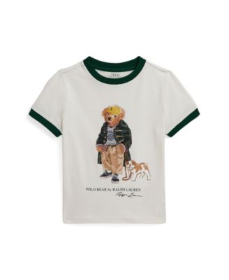 Toddler and Little Boys Polo Bear Ringer T-Shirt