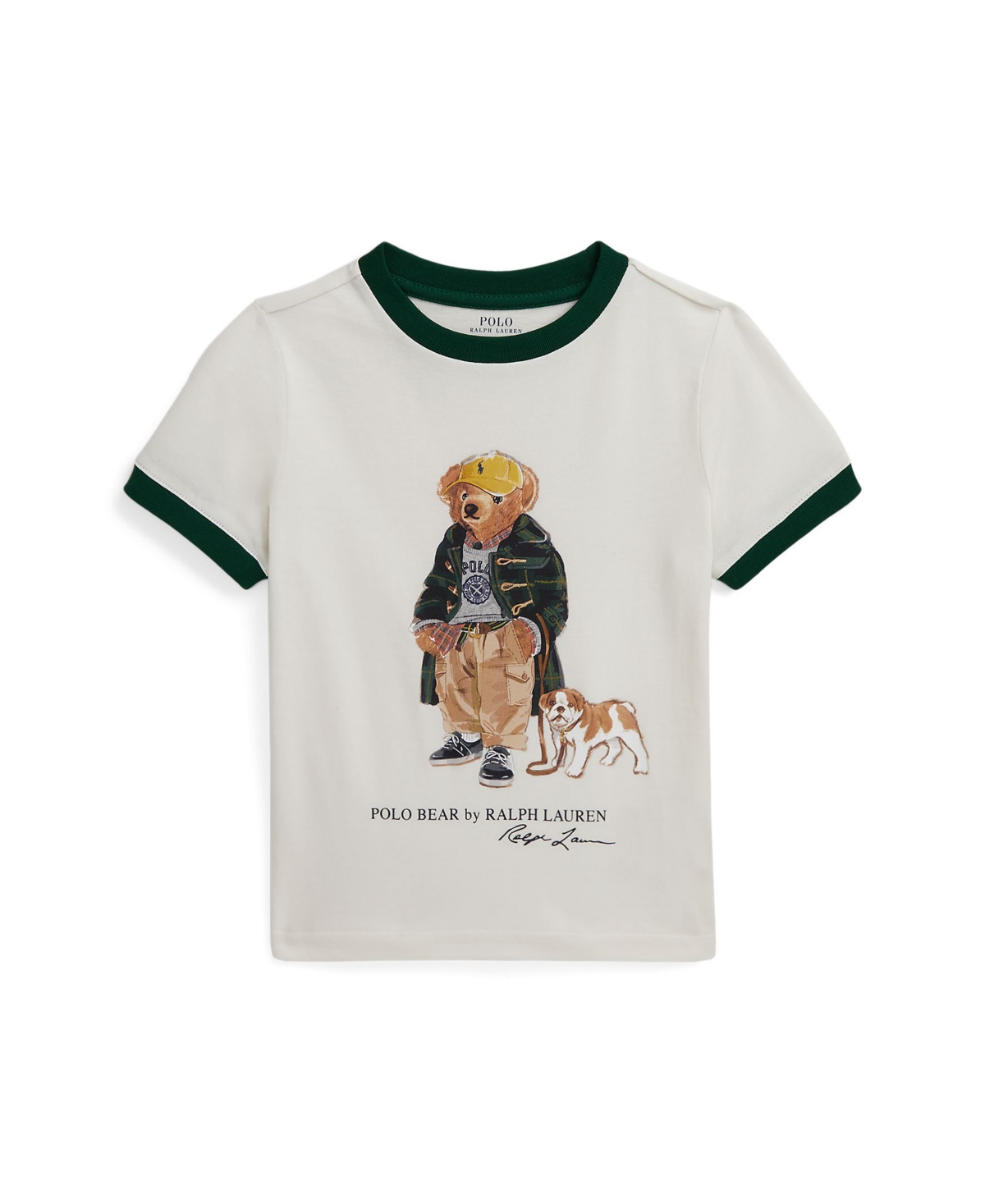 Polo Ralph Lauren Bear-print T-shirt In White