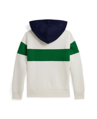 Big Boys Logo Fleece Rugby Hoodie