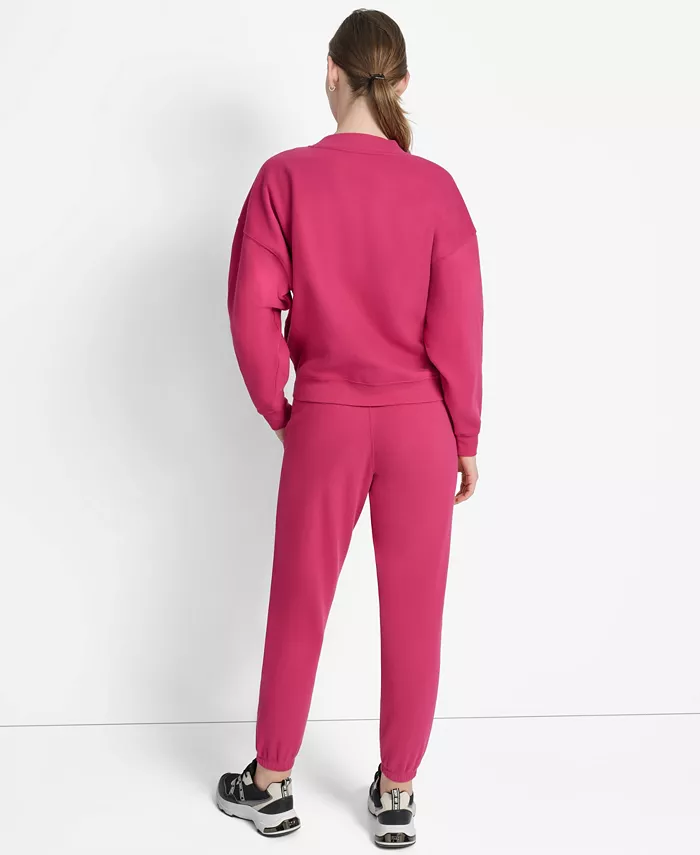 Women's Crew Neck Long Sleeve Sweatshirt - thumbnail 4