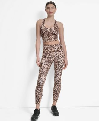 Women's Printed Long Racerback Sports Top