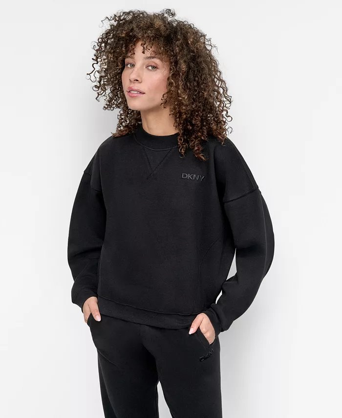 Women's Crew Neck Long Sleeve Sweatshirt - thumbnail 7