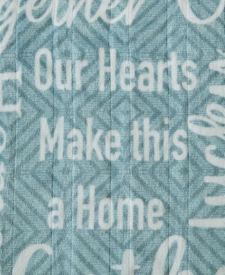 Heated Novelty Reversible Printed Electric Plush Throw, 50" x 60"