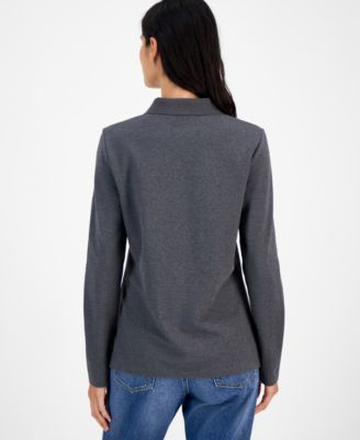 Women's Long Sleeve Polo Shirt