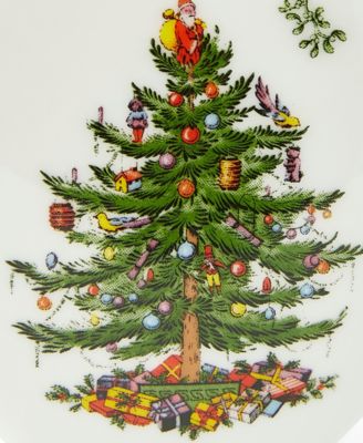 Christmas Tree Puffed Heart Ornament