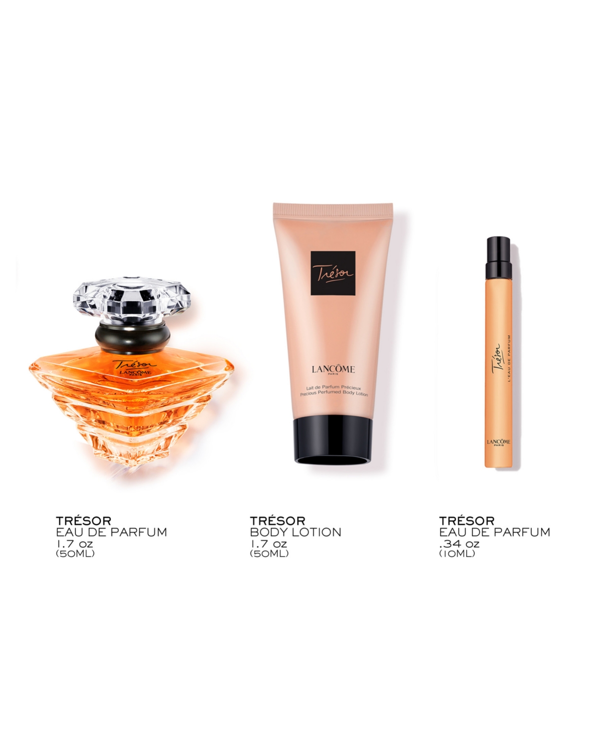 Lancôme 3-pc. Tresor Eau De Parfum Gift Set In Transparent
