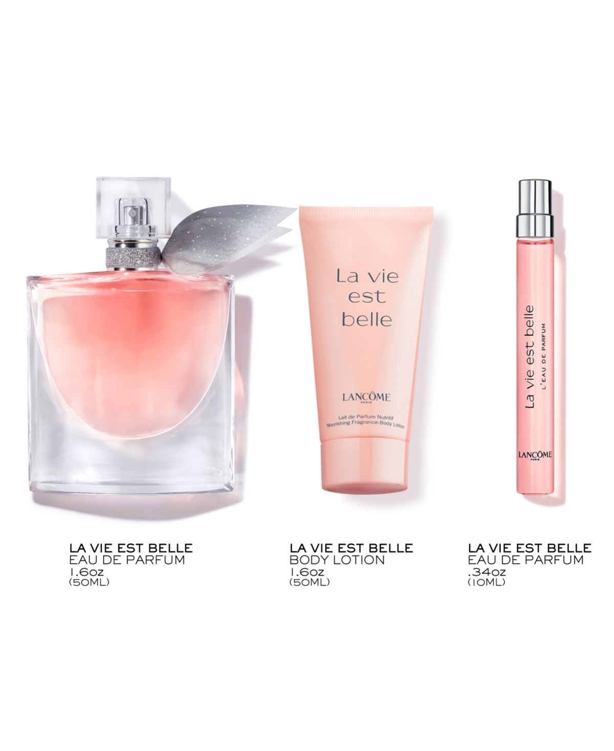 Lancôme 3-pc. Limited-edition La Vie Est Belle Eau De Parfum Holiday Travel Gift Set In Transparent