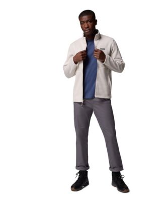 Men's Alto Pass Textured Knit Sweater Fleece Zip-Front Jacket