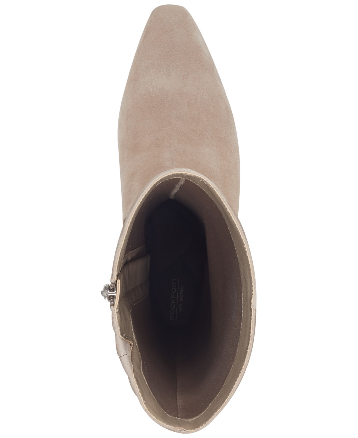 Женские ботинки Rockport Mabel Tall Total Motion Dress Boots, Regular & Wide Calf, цвет: Бежевый замшевый — фото 4