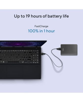 Vivobook 16 X1607 16" WUXGA Copilot+ PC Laptop, Qualcomm Snapdragon X X1-26-100 2.97GHz, 16GB RAM, 512GB SSD, Windows 11 Home, Quiet Blue