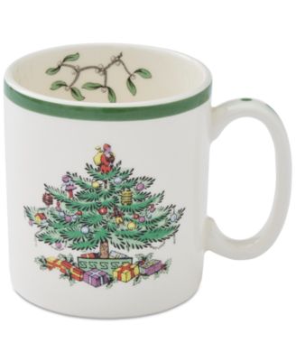 Christmas Tree Mugs, Set of 4