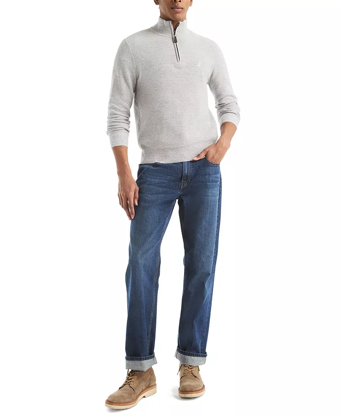 Men's Ribbed Collar Sweater - thumbnail 8