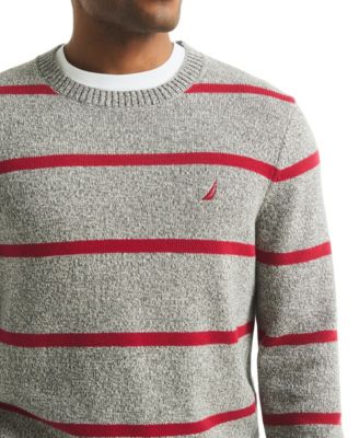Men's Striped Crewneck Sweater