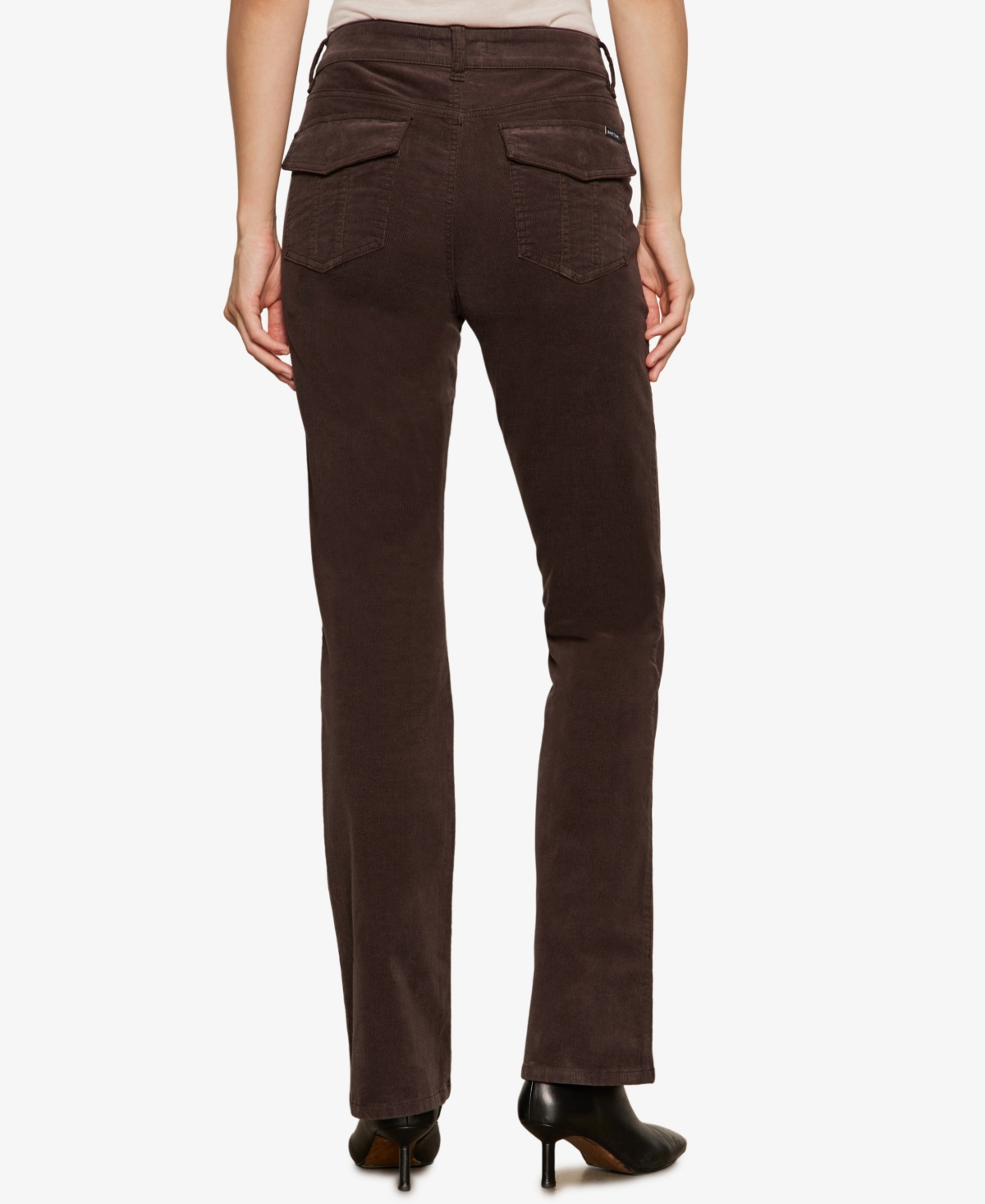 Sanctuary Corduroy Hayden Bootcut Pants In Brown Sugar In Brown