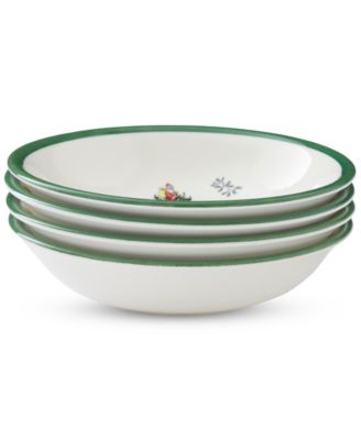 Christmas Tree Small Cereal Bowls, Set of 4