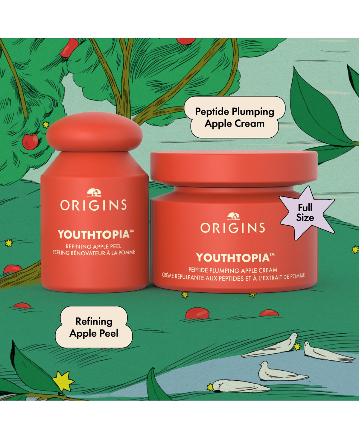 Origins 2-pc. Plumping & Smoothing Apple Skin Care Set In Transparent