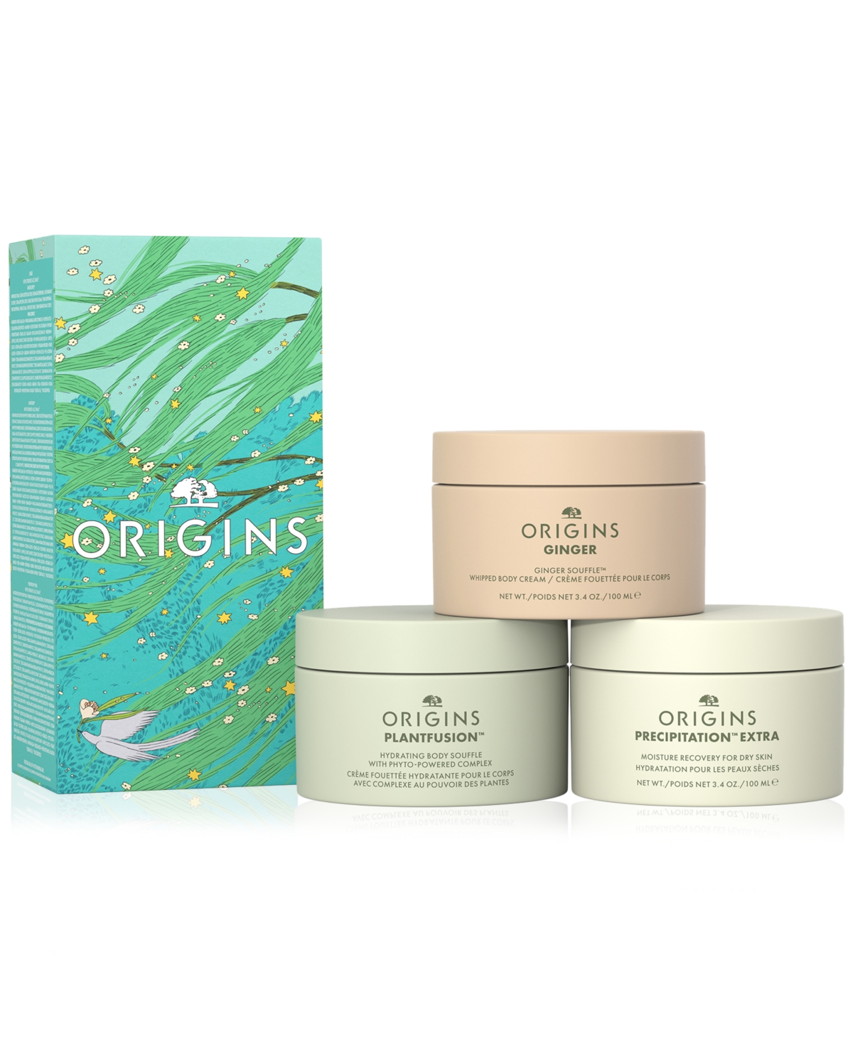 Origins 3-pc. Souffle Nourishing Body Creams Gift Set In Transparent