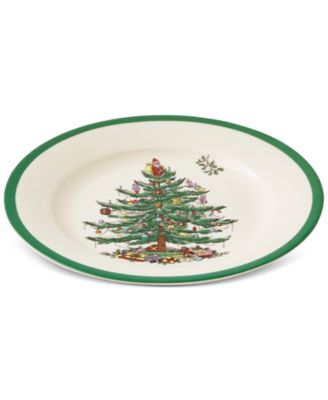 Christmas Tree Salad Plates, Set of 4