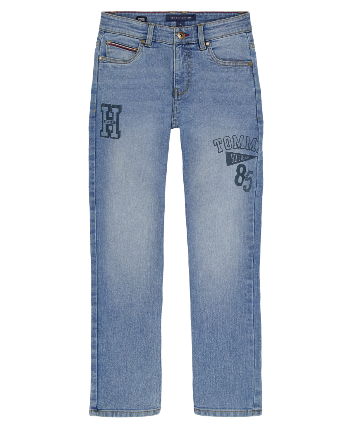 Tommy Hilfiger Big Boys 8-20 Logo Denim Jeans In Blue