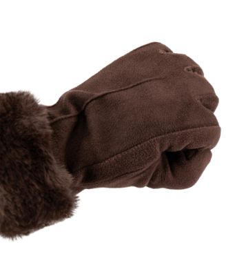 Women's Mya smartDRI&reg; Faux-Fur Cuff Gloves