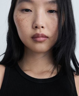 Women's Fine Ribbed Knit Top