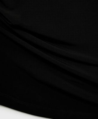 Women's Metallic Applique Asymmetrical Top