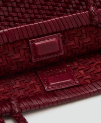 Women's Braided Leather Shoulder Bag