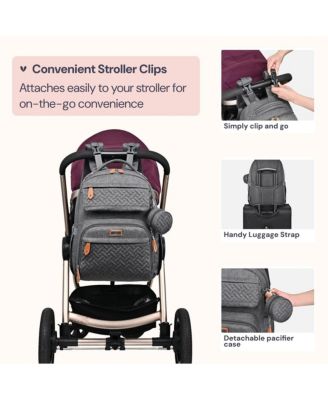 Kids Diaper Bag Backpack Versatile Bag Travel Mummy Bag with Changing Pad & Accessories