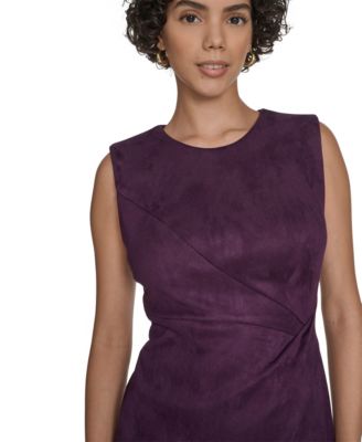 Women's Side Ruched Midi Dress