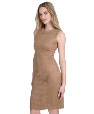 Women's Sleeveless Midi Sheath Dress