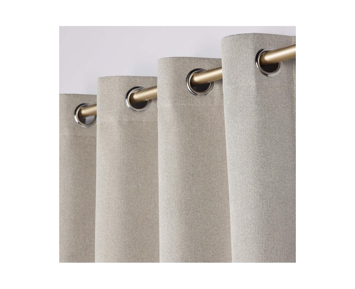 Superior Nyan 100% Blackout Machine Washable Curtains, Set of 2 Panels