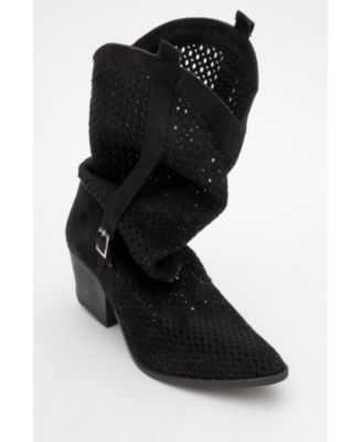 Larry Elasticated Block Heel Boot