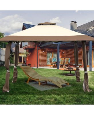 13'x13'  Gazebo Canopy Shelter Awning Tent Patio Garden Outdoor Companion
