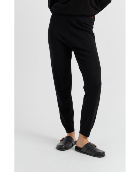 Женские брюки Chinti & Parker Wool Cashmere Cuffed, цвет: Чёрный