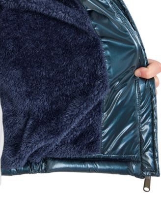 Big Girls' Shimmer Puffer Jacket