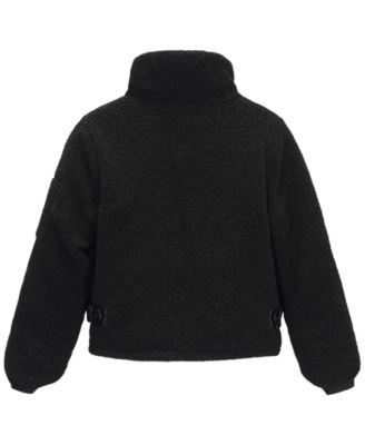 Big Girls' Sherpa Moto Jacket