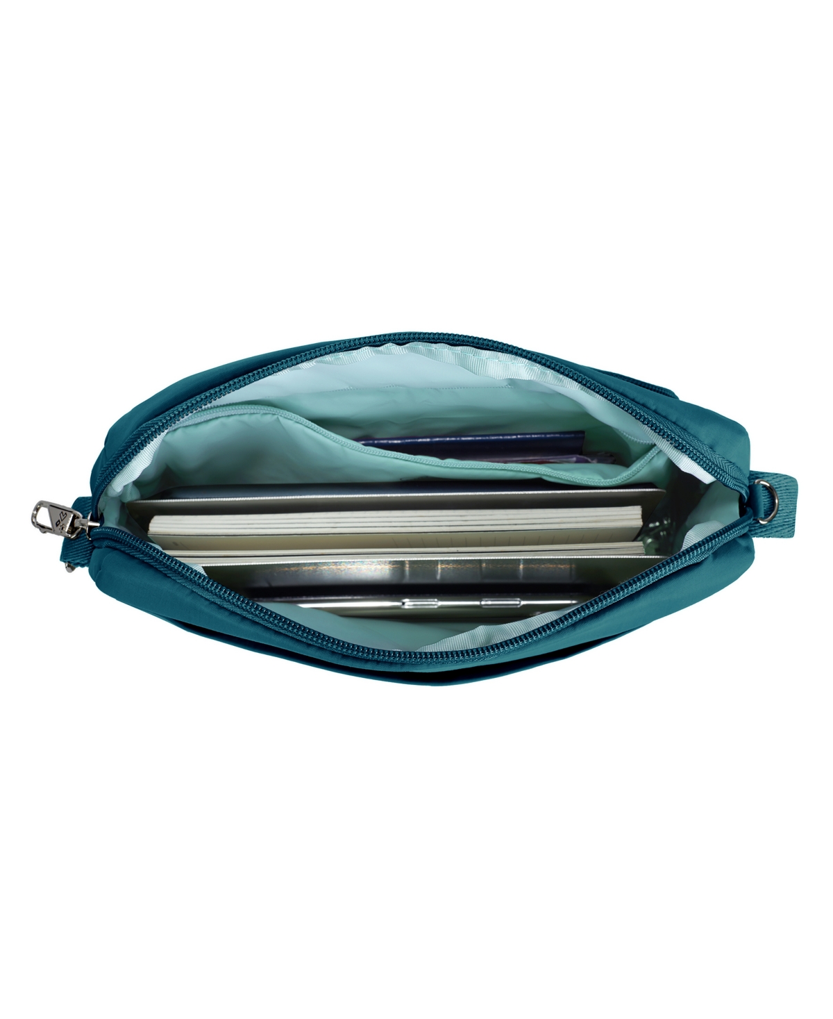 Travelon Anti-theft Roam East/west Crossbody In Blue