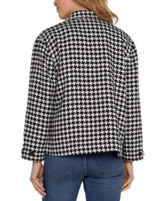 Petite Boxy Notch Collar Shacket