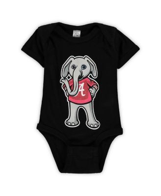 Baby Boys and Girls Black Alabama Crimson Tide Big Team Logo Bodysuit