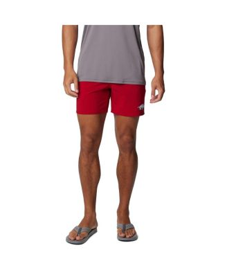 Columbia - Men's Cardinal Arkansas Razorbacks PFG Terminal Roamer™ Omni-Shade™ Stretch Shorts