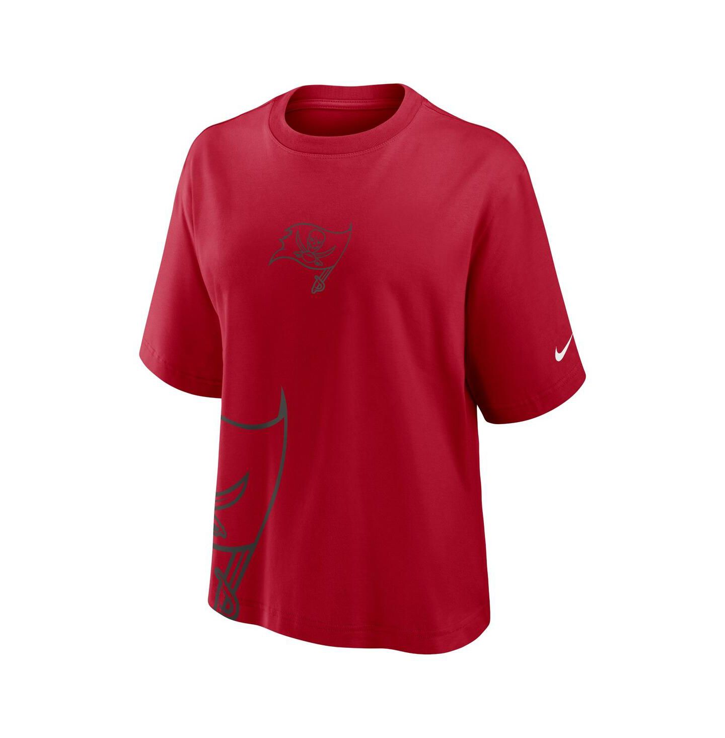 Женская футболка Nike Red Tampa Bay Buccaneers Boxy — фото 2