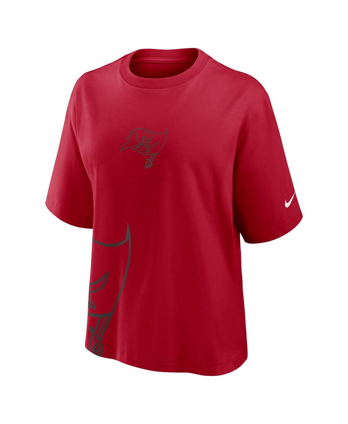 Nike Tampa Bay Buccaneers Boxy  Women's Nfl T-shirt In Red