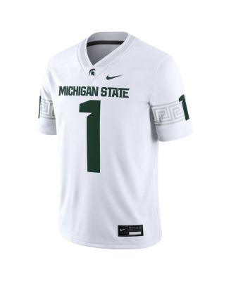 Men's 1 White Michigan State Spartans Game Jersey