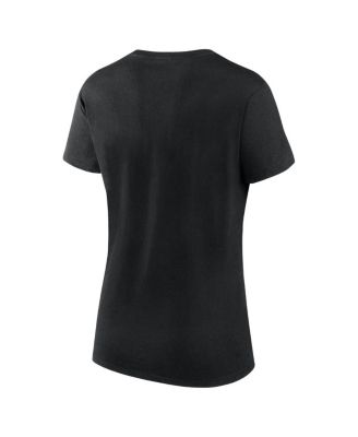Women's Black Carolina Panthers Lean T-Shirt