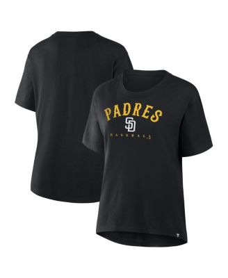 Fanatics - Women's Black San Diego Padres Home Run Legacy T-Shirt
